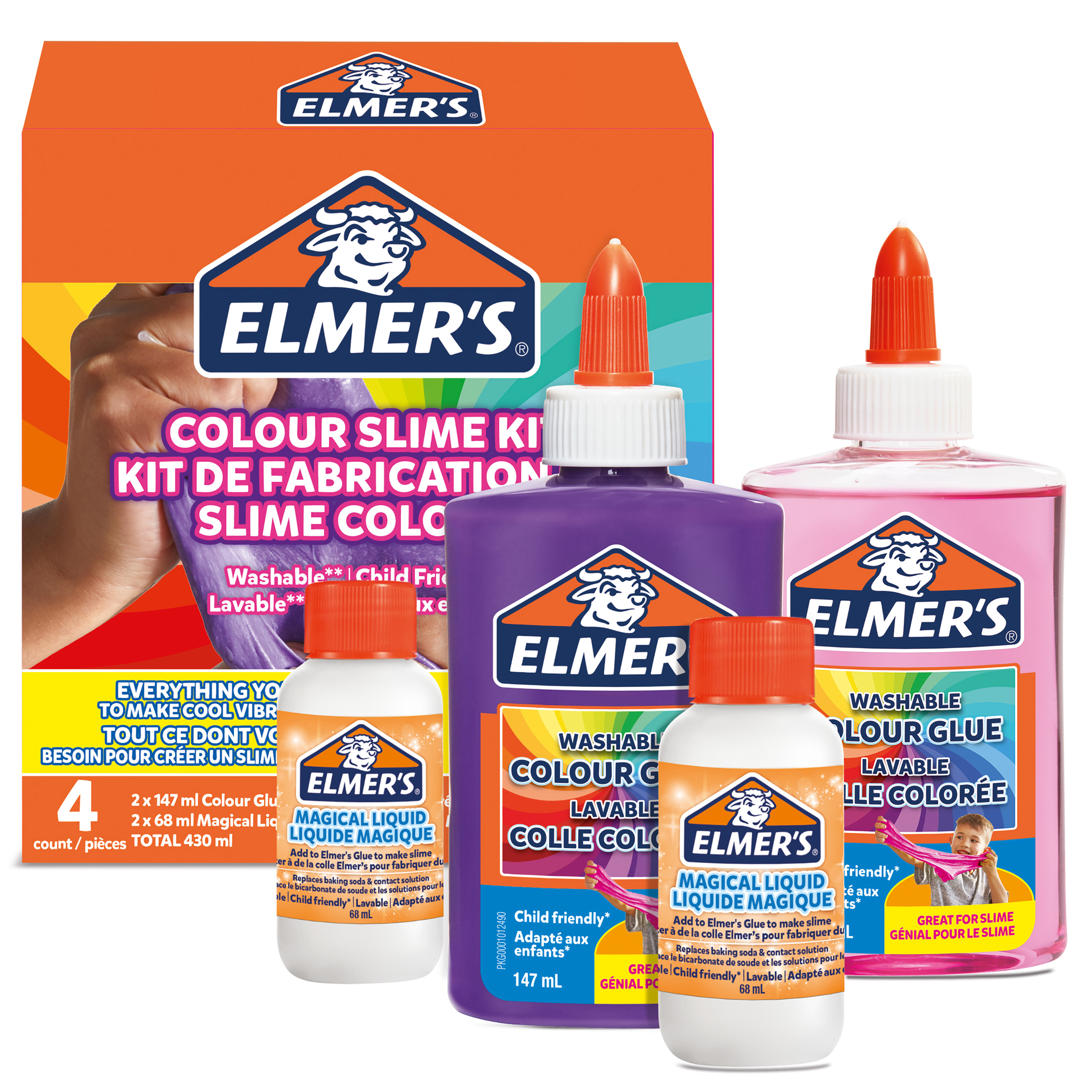 ELMERS COLOUR SLIME KIT (2109506)